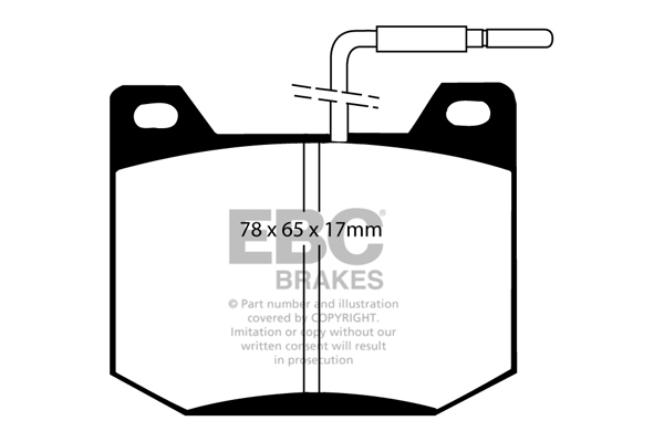 Remblokset EBC Brakes DP123