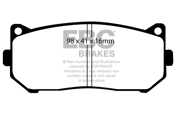 Remblokset EBC Brakes DP1235