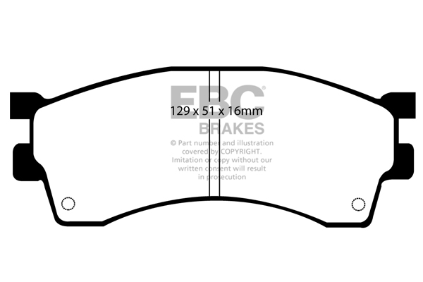 Remblokset EBC Brakes DP1236