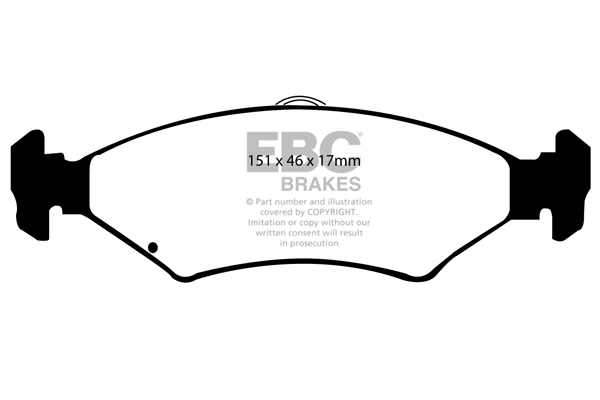 Remblokset EBC Brakes DP1237