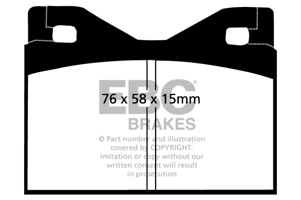 Remblokset EBC Brakes DP3126C