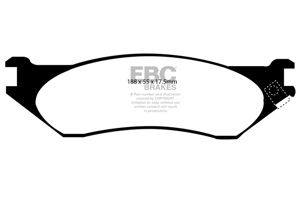 Remblokset EBC Brakes DP1267