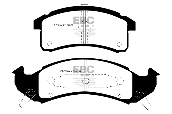 Remblokset EBC Brakes DP21271