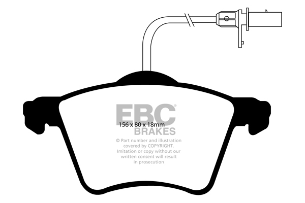 Remblokset EBC Brakes DP1286