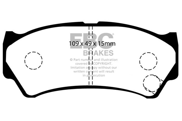 Remblokset EBC Brakes DP1299