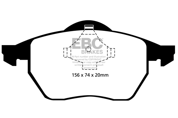 Remblokset EBC Brakes DP21324