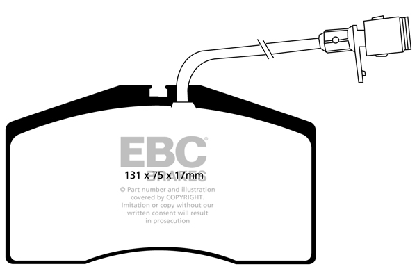 Remblokset EBC Brakes DP31327C