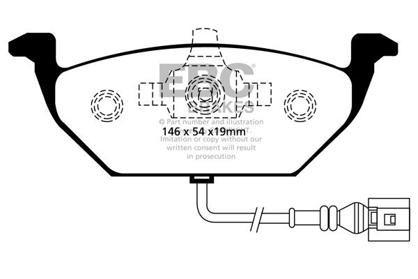 Remblokset EBC Brakes DP1329