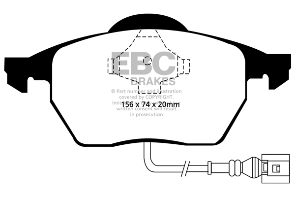 Remblokset EBC Brakes DP41330R