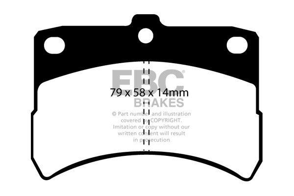 Remblokset EBC Brakes DP1335