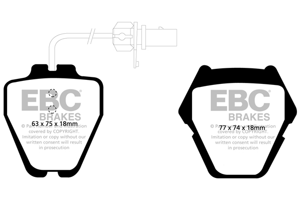 Remblokset EBC Brakes DP1348