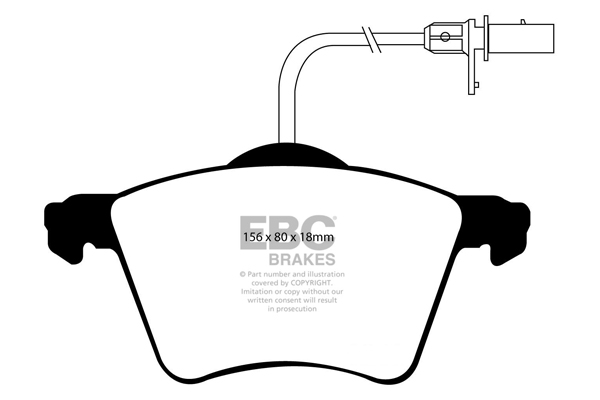 Remblokset EBC Brakes DP1368