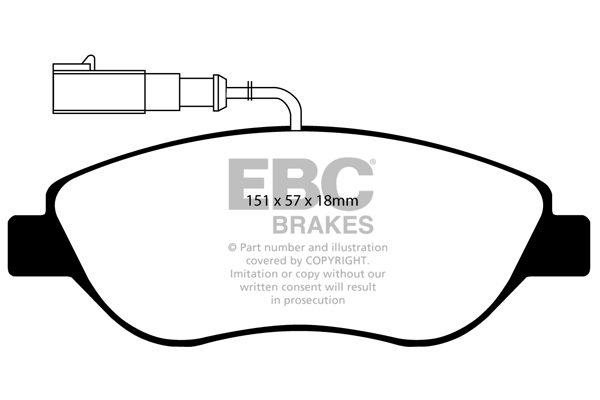 Remblokset EBC Brakes DP1382