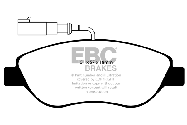 Remblokset EBC Brakes DP1382/2