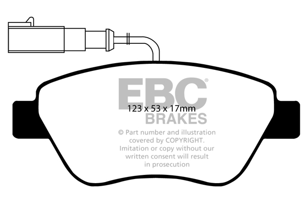 Remblokset EBC Brakes DP1384