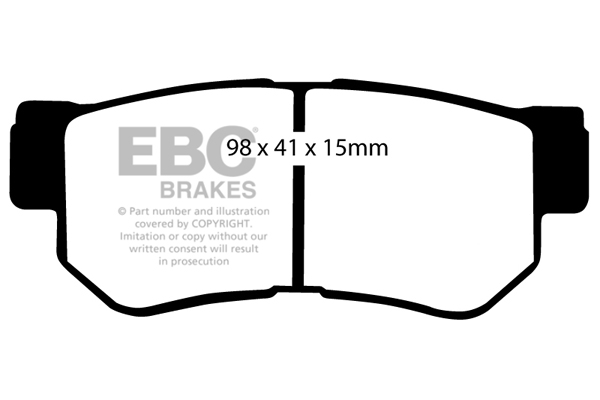 Remblokset EBC Brakes DP1392