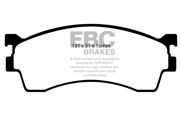 Remblokset EBC Brakes DP1409