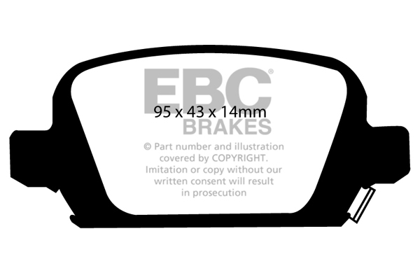 Remblokset EBC Brakes DP1410