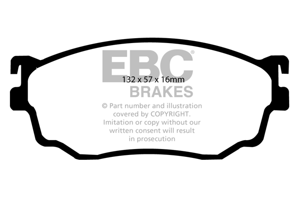 Remblokset EBC Brakes DP1411