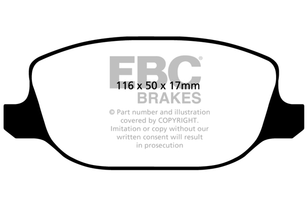 Remblokset EBC Brakes DP1425