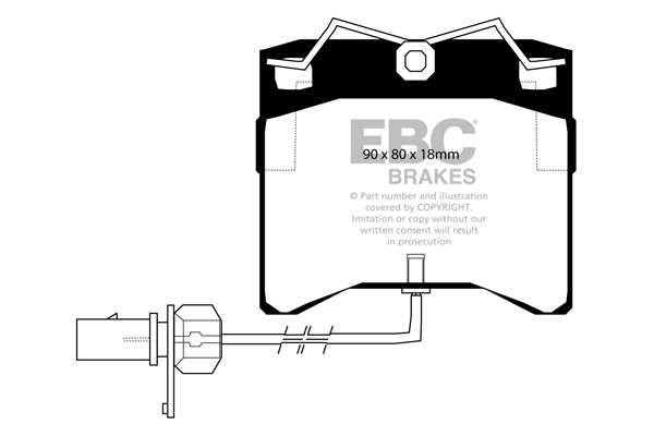 Remblokset EBC Brakes DP1429