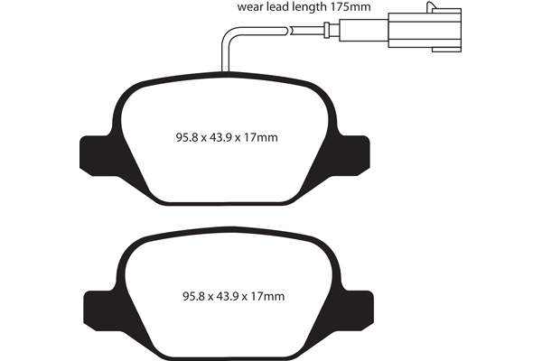 Remblokset EBC Brakes DP1430/2