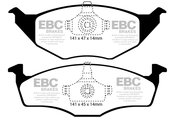 Remblokset EBC Brakes DP1433