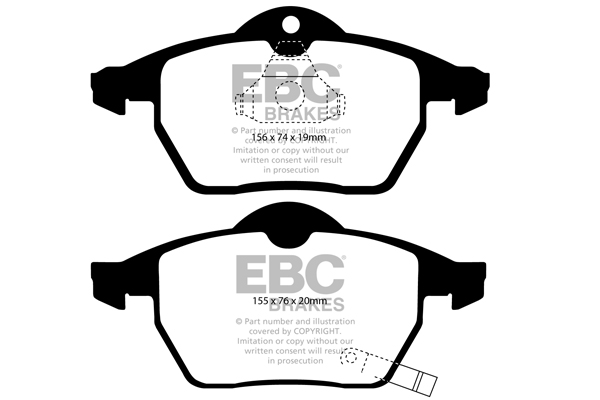 Remblokset EBC Brakes DP1443