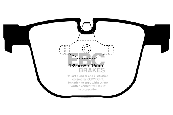 Remblokset EBC Brakes DP41451R