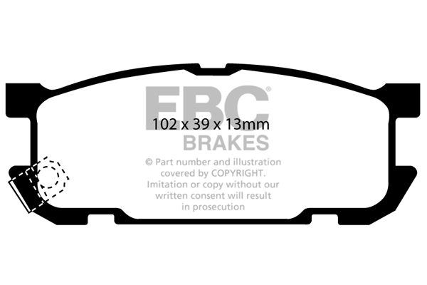 Remblokset EBC Brakes DP1453