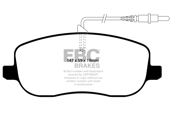 Remblokset EBC Brakes DP1466