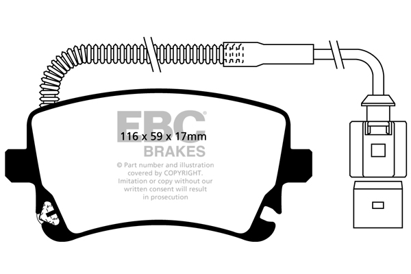 Remblokset EBC Brakes DP51470NDX