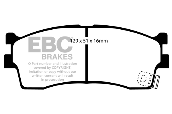 Remblokset EBC Brakes DP1475