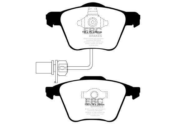 Remblokset EBC Brakes DP1495