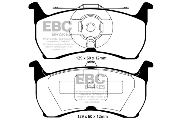 Remblokset EBC Brakes DP31504C