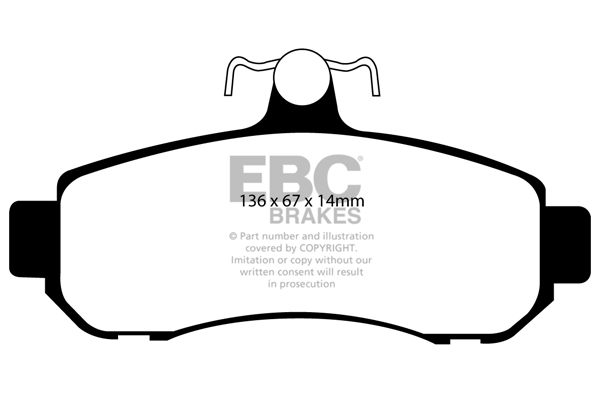 Remblokset EBC Brakes DP21509