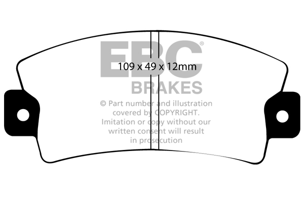 Remblokset EBC Brakes DP151