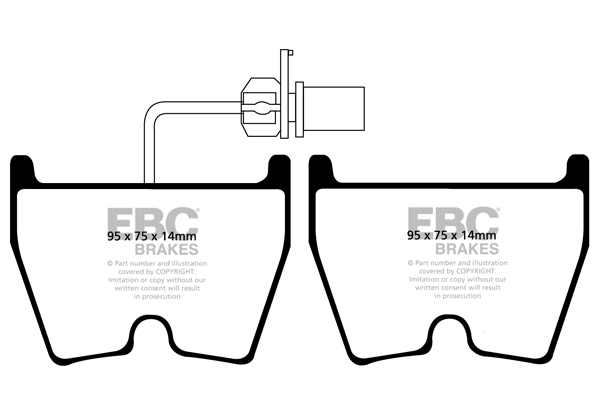 Remblokset EBC Brakes DP31513C