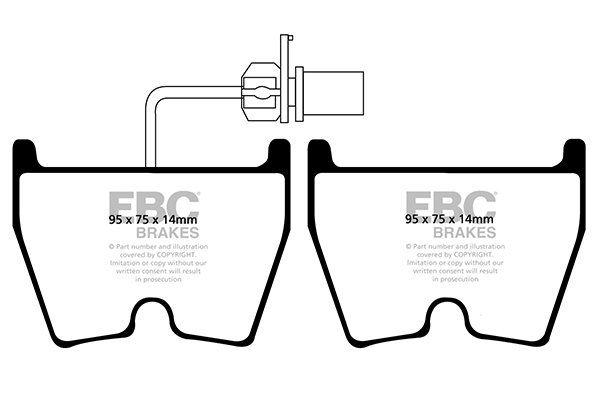 Remblokset EBC Brakes DP31513/3C