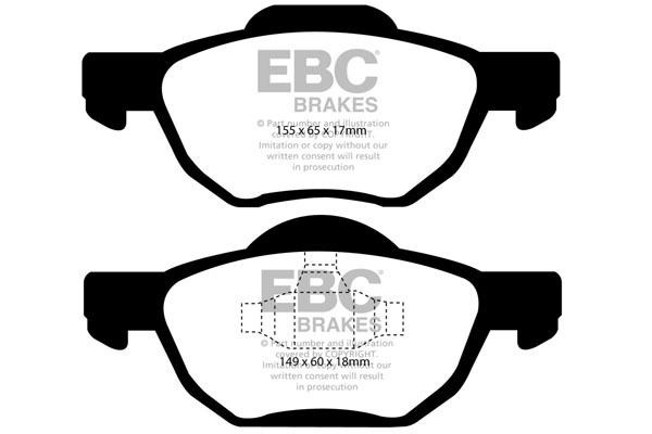 Remblokset EBC Brakes DP21525