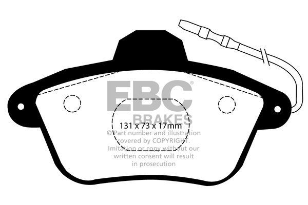 Remblokset EBC Brakes DP1526