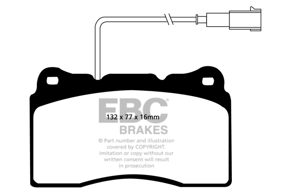 Remblokset EBC Brakes DP1536