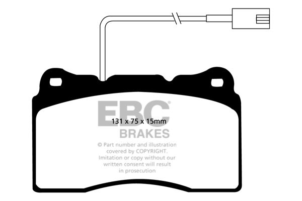 Remblokset EBC Brakes DP1540