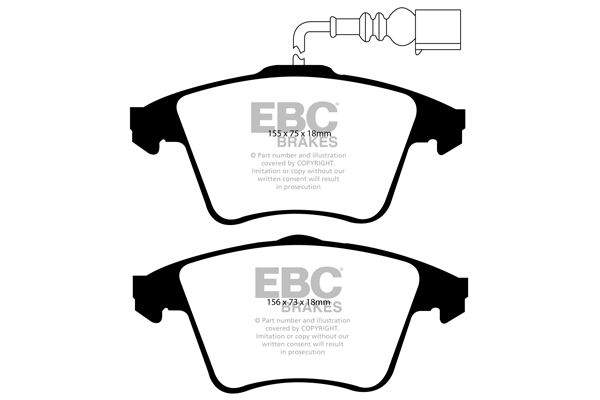 Remblokset EBC Brakes DP1556