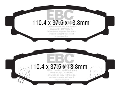 Remblokset EBC Brakes DP1584