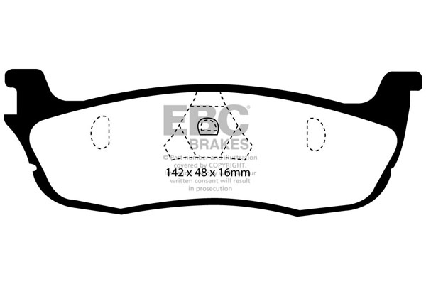 Remblokset EBC Brakes DP61601