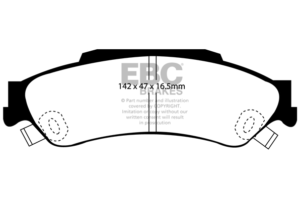 Remblokset EBC Brakes DP1602