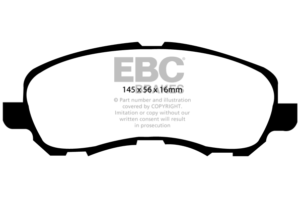 Remblokset EBC Brakes DP1614