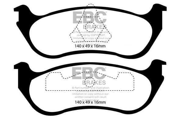 Remblokset EBC Brakes DP21627