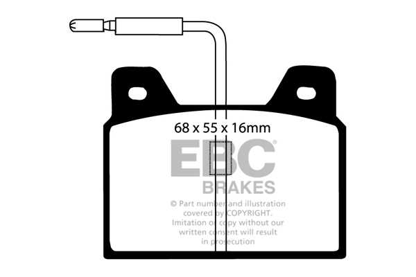 Remblokset EBC Brakes DP163